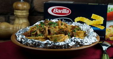 Рецепт Мафальдине, запеченные в фольге