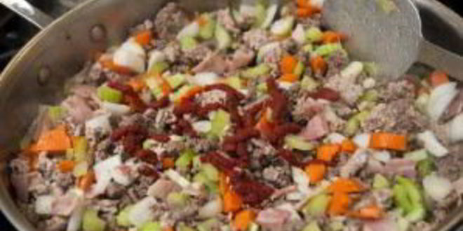 Рецепт макарон болоньезе