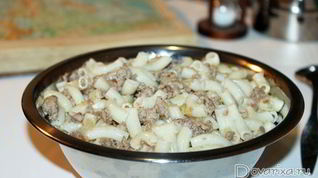 Рецепт Макарон по-флотски