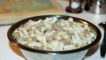 Рецепт Макарон по-флотски