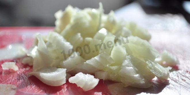 Рецепт макарон с фаршем и овощами в чесночном соусе