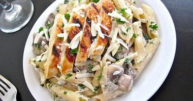 Рецепт Макарон с грибами и курицей
