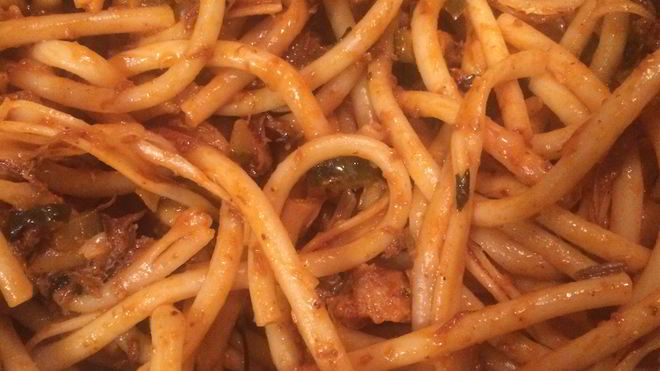 Рецепт макарон с тушенкой