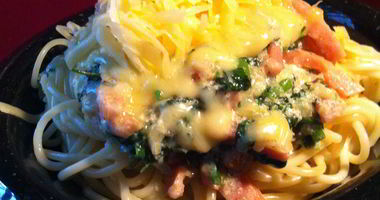 Рецепт Макарон с ветчиной и цукини