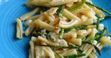 Рецепт Макарон со спаржей и сыром