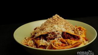 Рецепт Макарон со свининой на сковороде