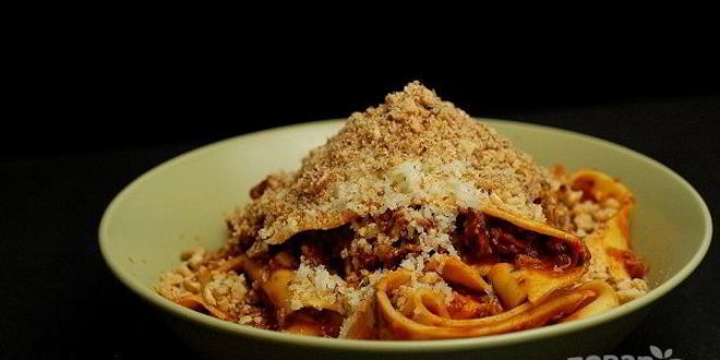 Рецепт Макарон со свининой на сковороде