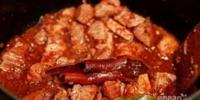 Рецепт макарон со свининой на сковороде