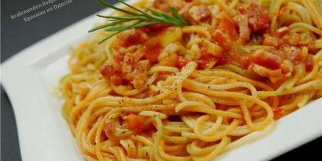 Рецепт пасты аматричиана