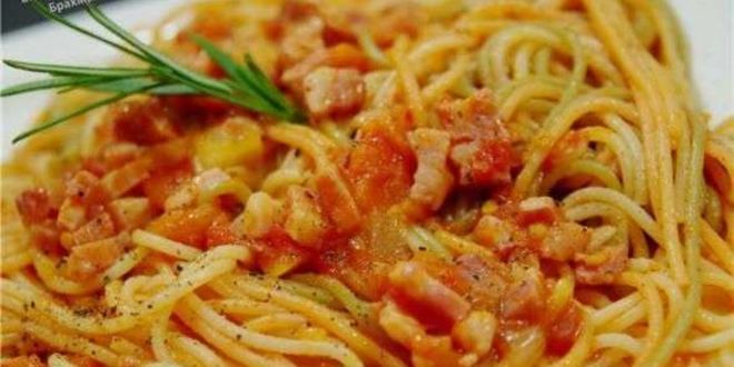 Рецепт пасты аматричиана