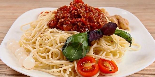 Рецепт Пасты болоньезе в мультиварке