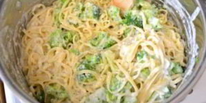 Рецепт пасты с брокколи в сливочно-сырном соусе
