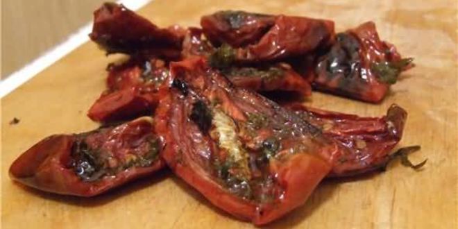 Рецепт пасты с чесноком и сальсой из сушеных томатов