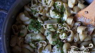 Рецепт Пасты с грибами и артишоками