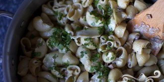 Рецепт Пасты с грибами и артишоками