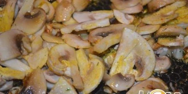 Рецепт пасты с грибами в сливочном соусе