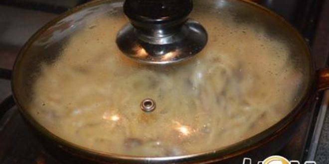 Рецепт пасты с грибами в сливочном соусе
