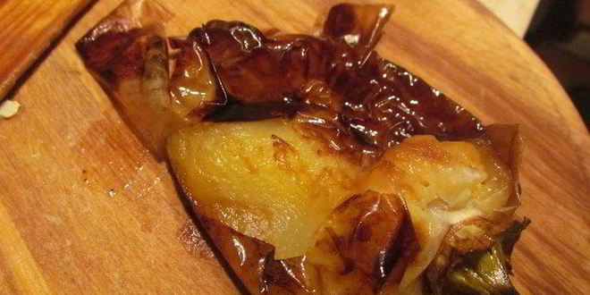 Рецепт пасты с лисичками, фетой и печеным перцем