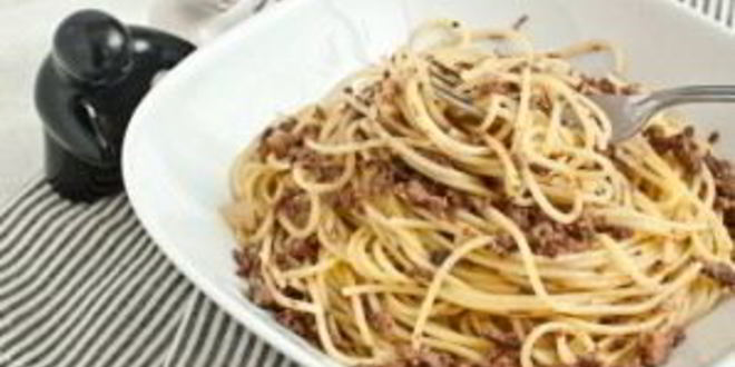 Рецепт спагетти с фаршем в мультиварке