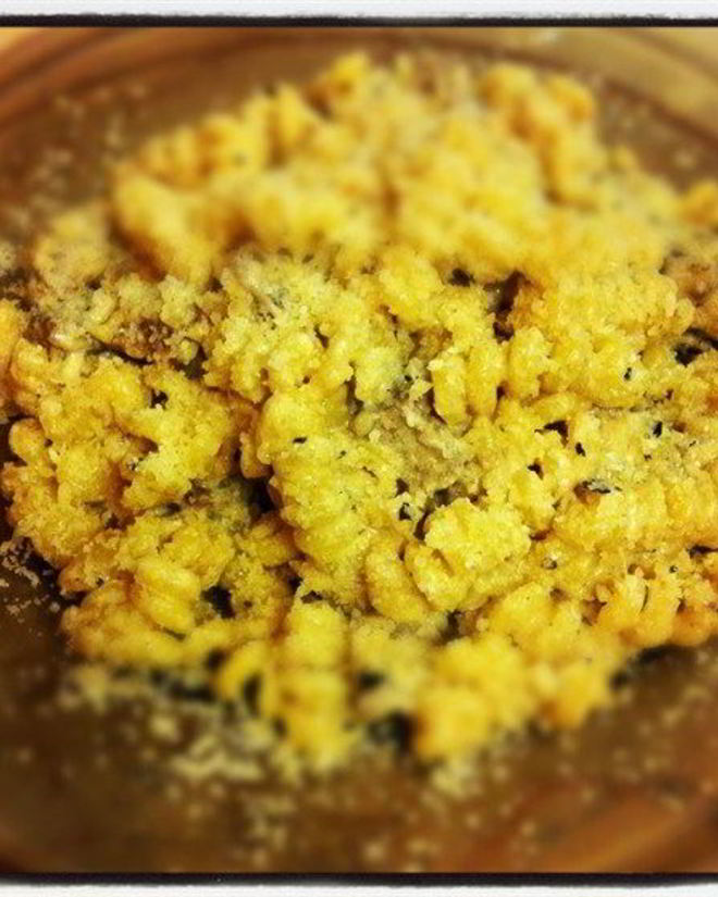 Рецепт спагетти с говядиной в сливочно-сырном соусе