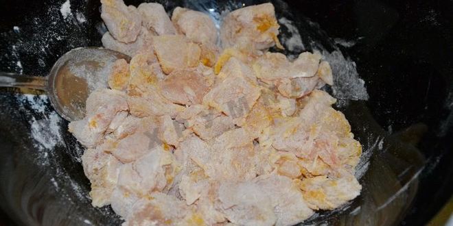 Рецепт спагетти с курицей в сливочном соусе