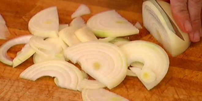 Рецепт спагетти с луком и анчоусами