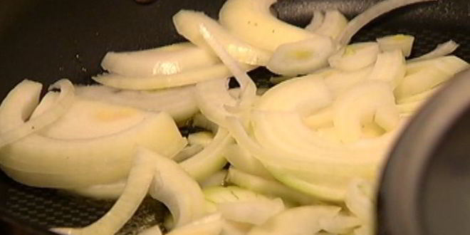 Рецепт спагетти с луком и анчоусами