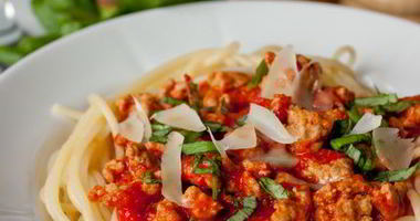 Рецепт Спагетти с перечно-мясным соусом