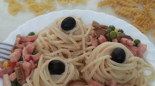 Рецепт Спагетти Три вкуса