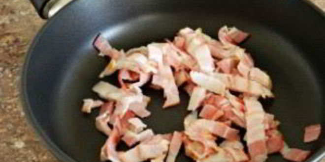 Рецепт спагетти в тыквенном соусе с беконом