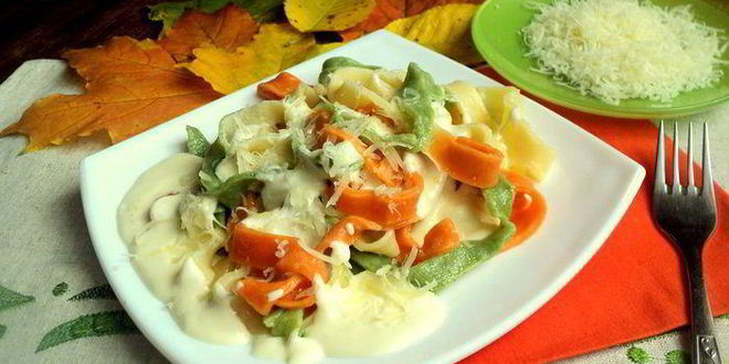 Рецепт цветной пасты триколор