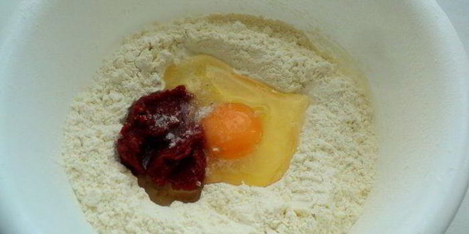 Рецепт цветной пасты триколор