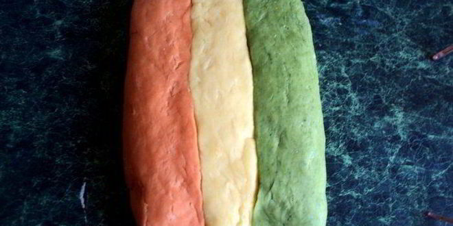 Рецепт цветной пасты триколор