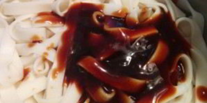 Рецепт жареной лапши со свининой