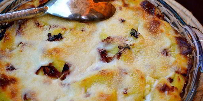 Рецепт Манных ньокков по-римски, запеченные под соусом бешамель