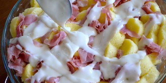 Рецепт манных ньокков по-римски, запеченные под соусом бешамель