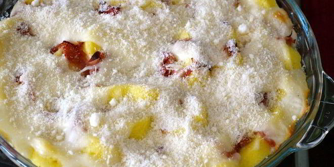 Рецепт манных ньокков по-римски, запеченные под соусом бешамель