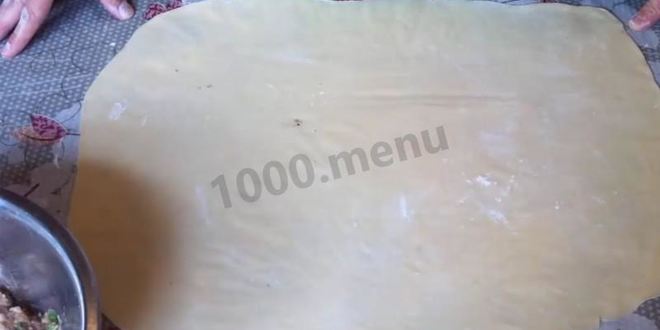 Рецепт ленивых мантов