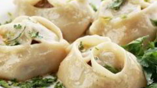 Рецепт мантов с грибами