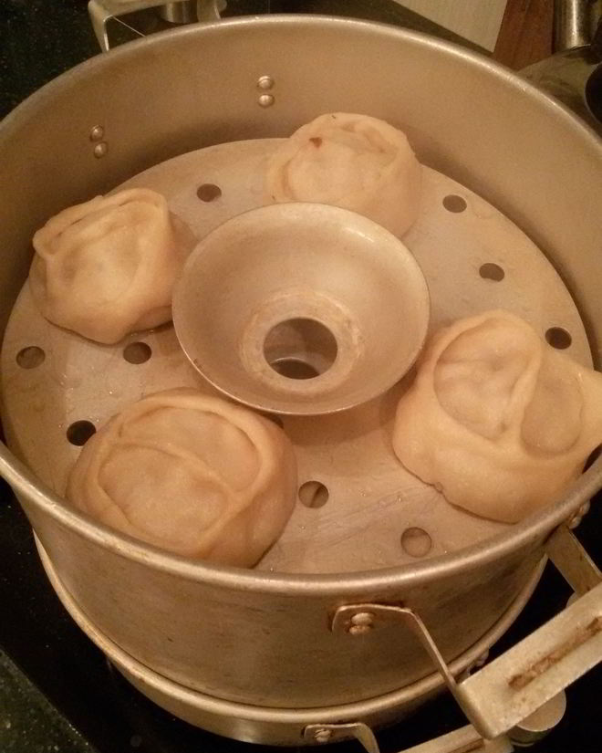 Рецепт мантов с мясом и тыквой