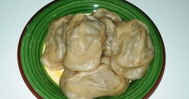 Рецепт Мантов с тыквой и фаршем