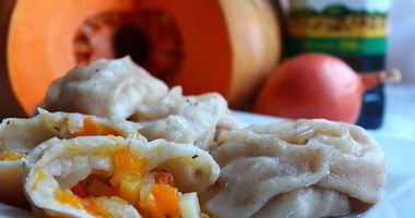 Рецепт Мантов с тыквой и картошкой