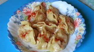 Рецепт Мантов с тыквой и курдючным салом