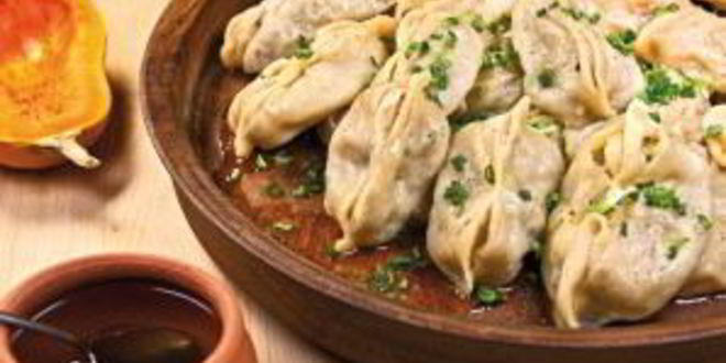 Рецепт мантов с тыквой и куриным фаршем