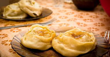 Рецепт Мантов с тыквой и мясом по-узбекски