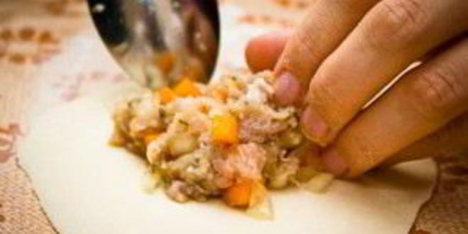 Рецепт мантов с тыквой и мясом по-узбекски