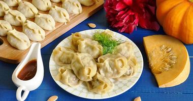 Рецепт Мантов с тыквой и мясом