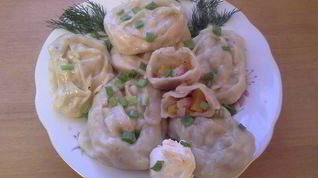 Рецепт Мантов с тыквой