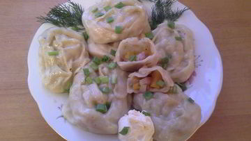 Рецепт Мантов с тыквой