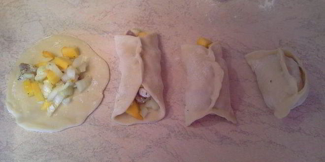 Рецепт мантов с тыквой